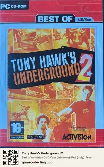 Tony Hawk's Underground 2 Computer, Italy box front