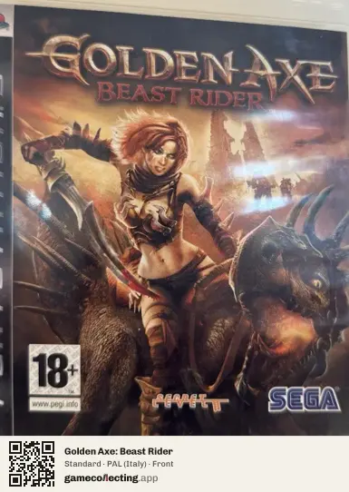Golden Axe: Beast Rider PlayStation 3, Italy box front