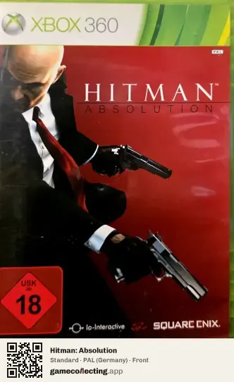 Hitman: Absolution Xbox 360, Germany box front
