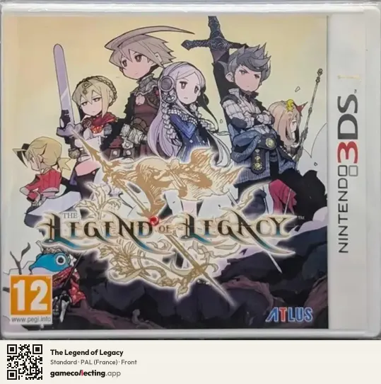 The Legend of Legacy Nintendo 3DS, France box front