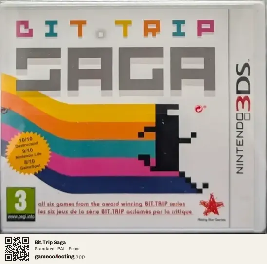 Bit.Trip Saga Nintendo 3DS, PAL box front