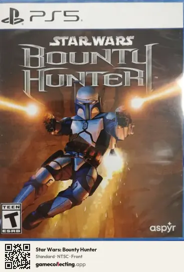 Star Wars: Bounty Hunter PlayStation 5, NTSC box front