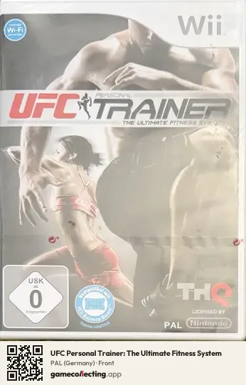 UFC Personal Trainer: The Ultimate Fitness System Nintendo Wii, Germany box front