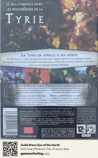 Guild Wars: Eye of the North Computer, France box back