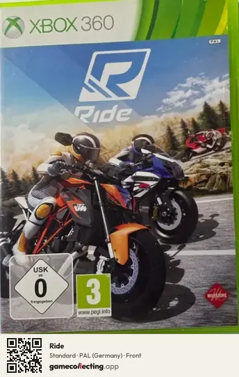 Ride Xbox 360, Germany box front