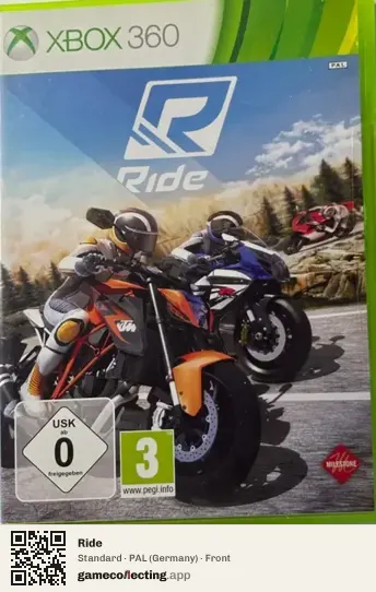 Ride Xbox 360, Germany box front