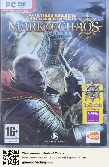 Warhammer: Mark of Chaos Computer, United Kingdom box front