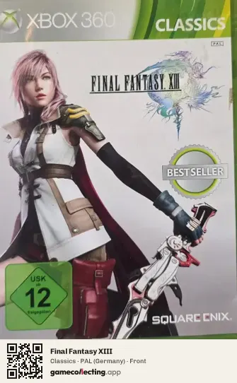 Final Fantasy XIII Xbox 360, Germany box front