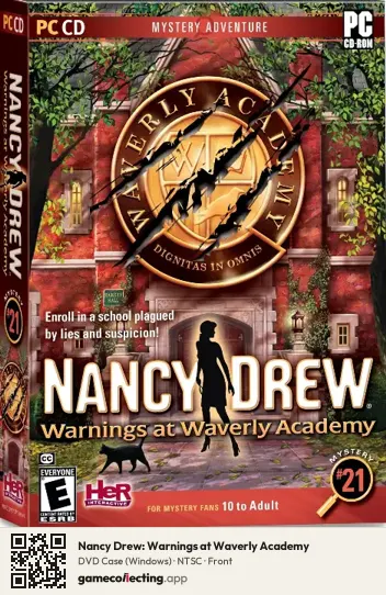 Nancy Drew: Warnings at Waverly Academy Computer, NTSC box front