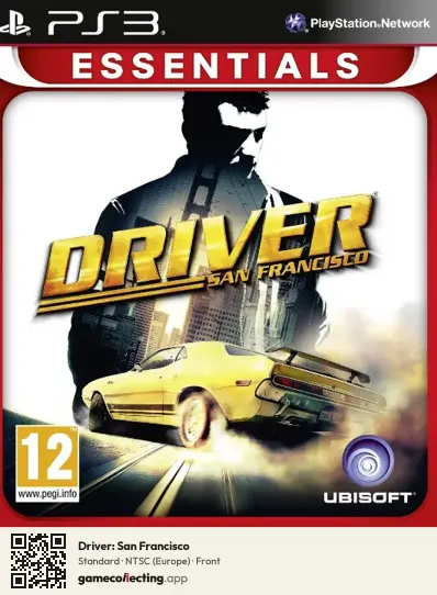 Driver: San Francisco PlayStation 3, Europe box front