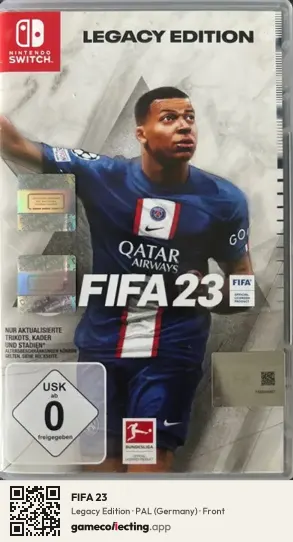 FIFA 23 Nintendo Switch, Germany box front