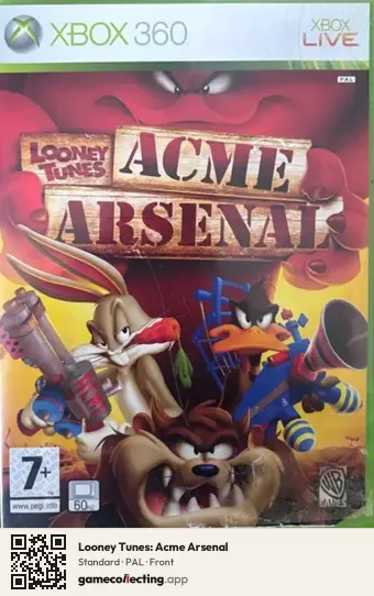 Looney Tunes: Acme Arsenal Xbox 360, PAL box front