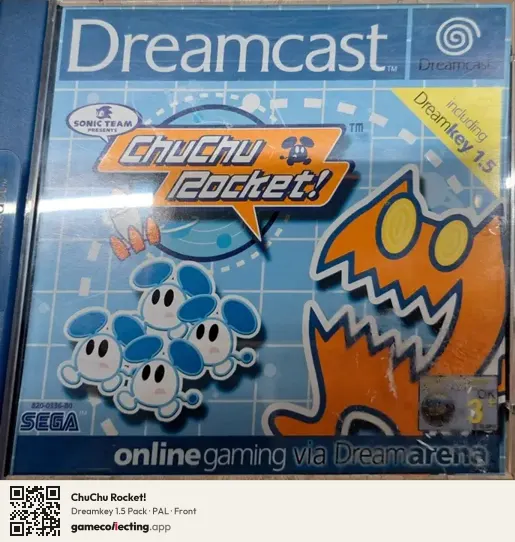 ChuChu Rocket! Sega Dreamcast, PAL box front