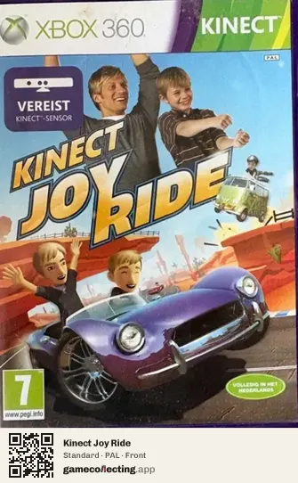 Kinect Joy Ride Xbox 360, PAL box front