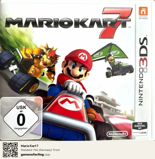 Mario Kart 7 Nintendo 3DS, Germany box front