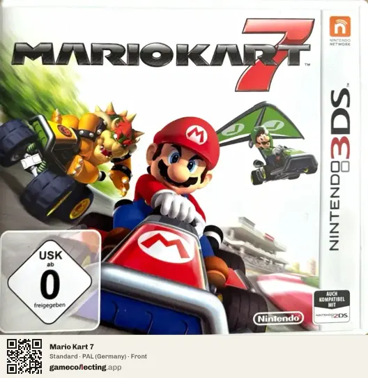 Mario Kart 7 Nintendo 3DS, Germany box front