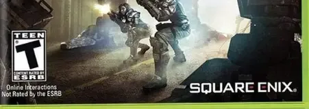 Front Mission Evolved, the ESRB box on its front