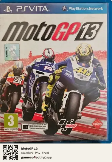 MotoGP 13 PlayStation Vita, PAL box front