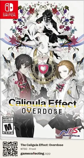 The Caligula Effect: Overdose Nintendo Switch, NTSC box front