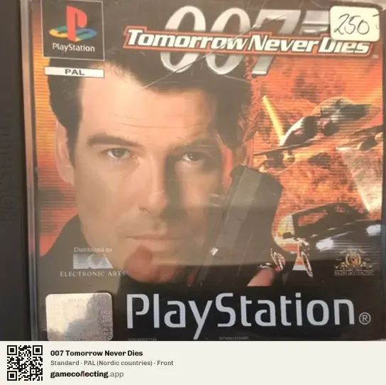 007 Tomorrow Never Dies PlayStation, Nordic countries box front