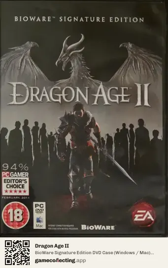 Dragon Age II Computer, United Kingdom box front