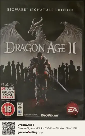 Dragon Age II Computer, United Kingdom box front