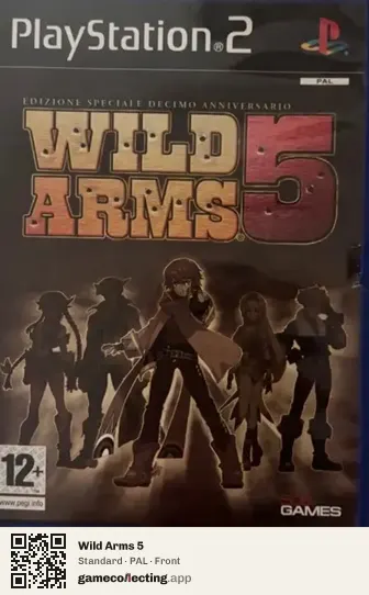 Wild Arms 5 PlayStation 2, PAL box front