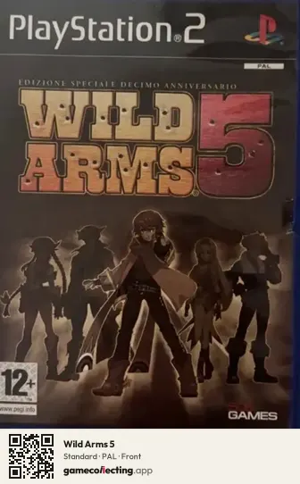Wild Arms 5 PlayStation 2, PAL box front