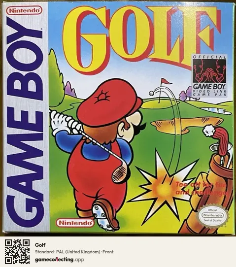 Golf Game Boy, United Kingdom box front