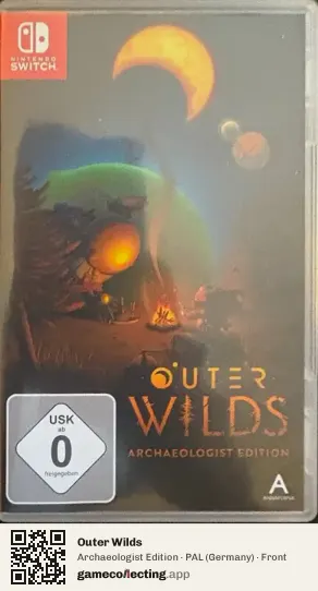 Outer Wilds Nintendo Switch, Germany box front