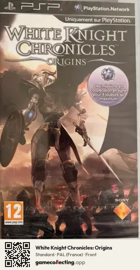 White Knight Chronicles: Origins PlayStation Portable, France box front