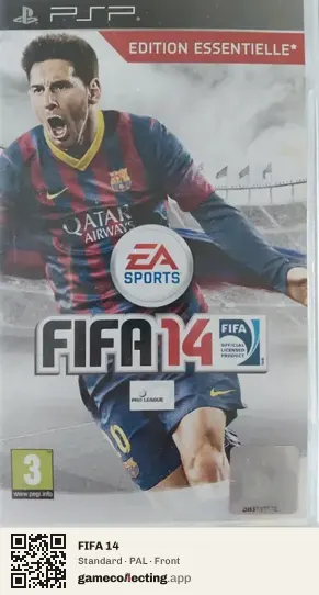 FIFA 14 PlayStation Portable, PAL box front