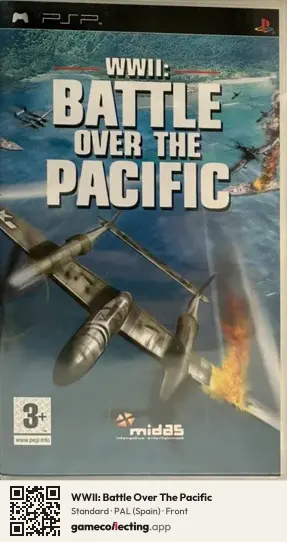 WWII: Battle Over The Pacific PlayStation Portable, Spain box front