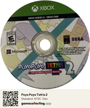 Puyo Puyo Tetris 2 Xbox Series X, NTSC disc