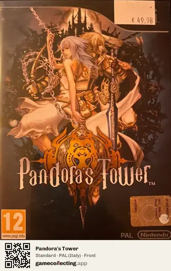 Pandora's Tower Nintendo Wii, Italy box front