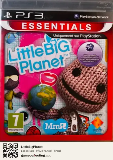 LittleBigPlanet PlayStation 3, France box front