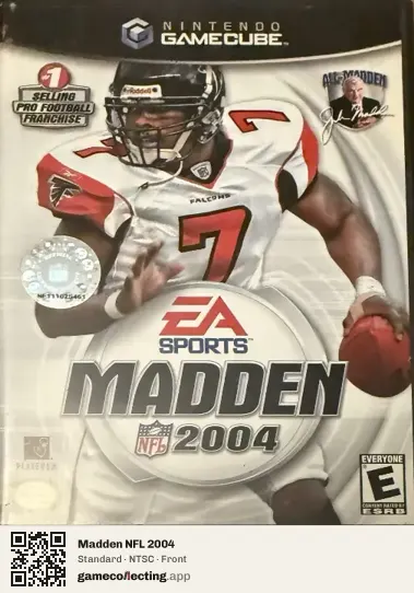 Madden NFL 2004 Nintendo GameCube, NTSC box front