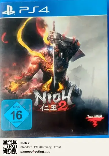 Nioh 2 PlayStation 4, Germany box front