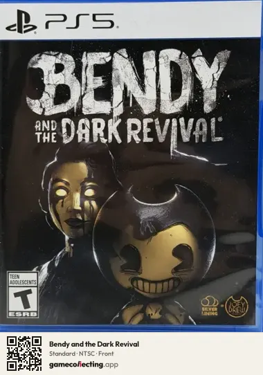 Bendy and the Dark Revival PlayStation 5, NTSC box front
