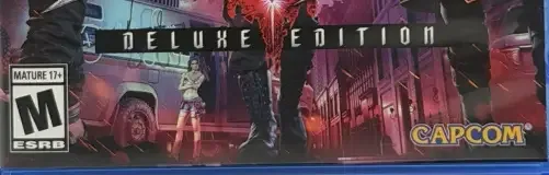 Devil May Cry 5, the ESRB box on its front