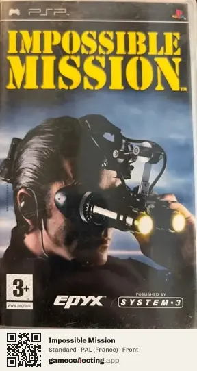 Impossible Mission PlayStation Portable, France box front