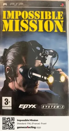 Impossible Mission PlayStation Portable, France box front