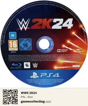 WWE 2K24 PlayStation 4, PAL disc