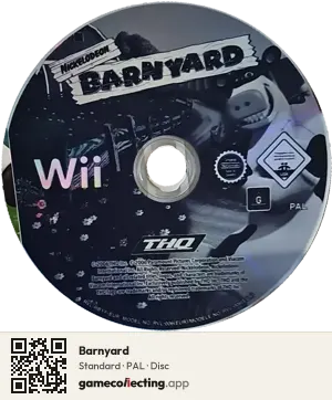 Barnyard Nintendo Wii, PAL disc