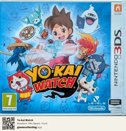 Yo-kai Watch Nintendo 3DS, Spain box front