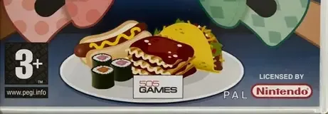 Cooking Mama: Cook Off, the PEGI square on its front