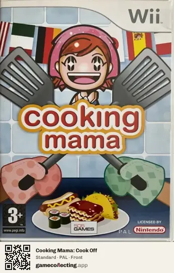 Cooking Mama: Cook Off Nintendo Wii, PAL box front