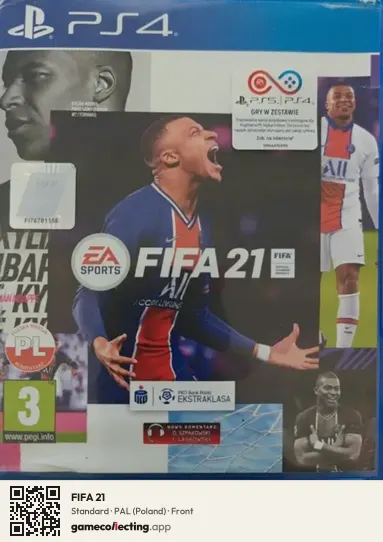FIFA 21 PlayStation 4, Poland box front