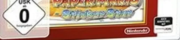 Paper Mario: Sticker Star, the USK square on its front