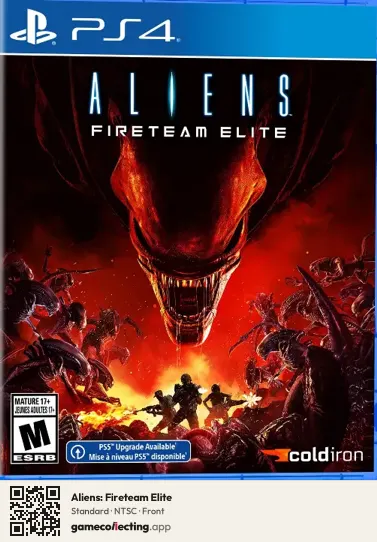 Aliens: Fireteam Elite PlayStation 4, NTSC box front
